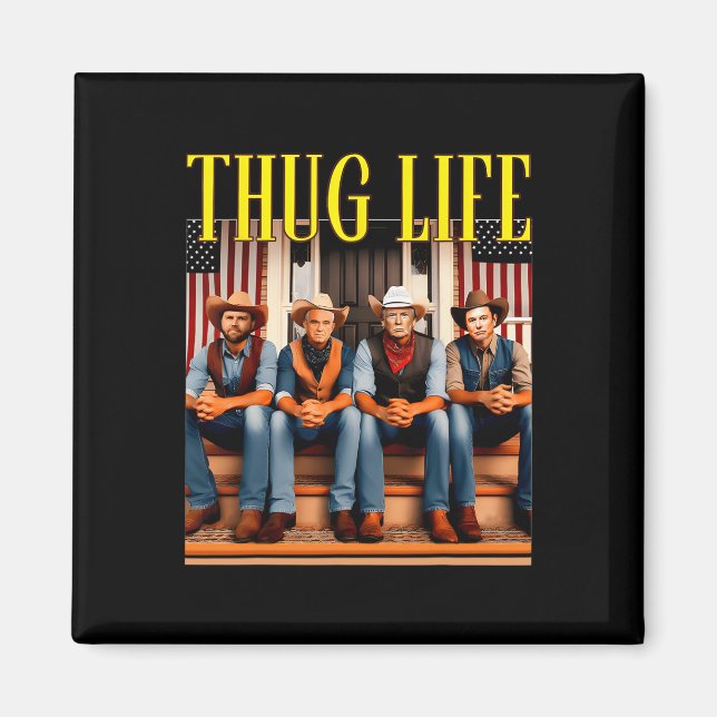 Aimant Thug Life Trump Vance Kennedy Elon (Devant)
