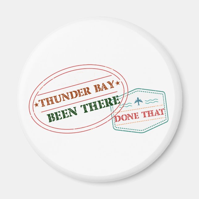 Aimant Thunder Bay Y a-t-il fait cela? (Devant)