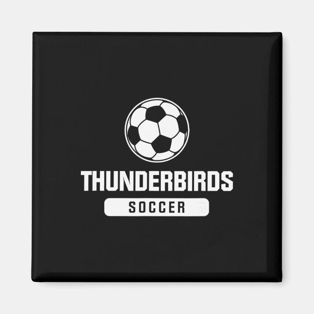 Aimant Thunderbirds Soccer pour les écoles élémentaires,  (Devant)