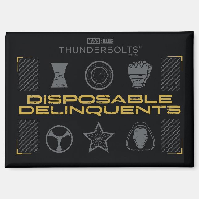 Aimant Thunderbolts* | Disposable Delinquents (Recto)
