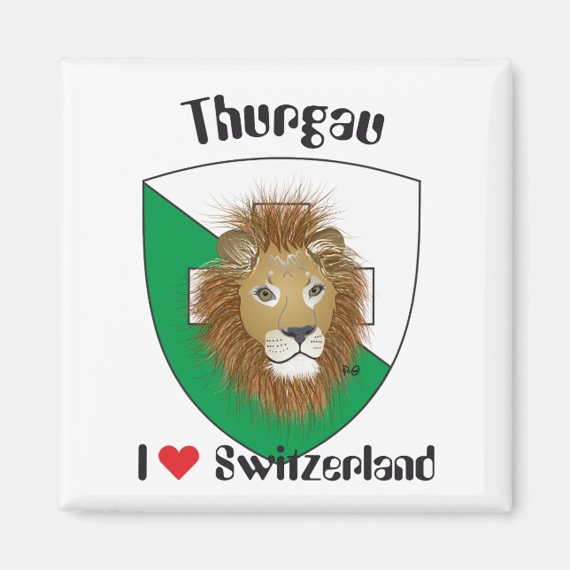 Aimant Thurgovie Suisse (Devant)