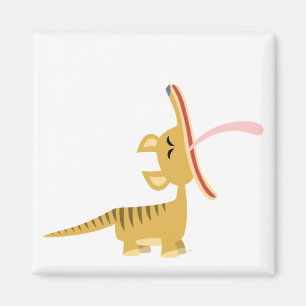 Aimant Thylacine de Jeu de Carton mignon