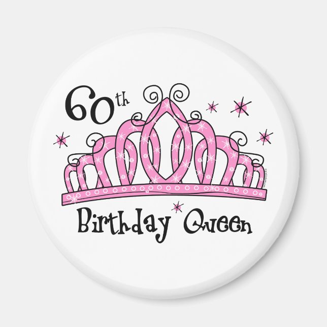 Aimant Tiara 60e anniversaire Reine LT (Devant)