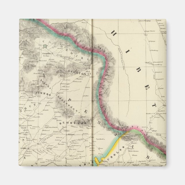 Aimant Tibet, Asie 68 (Devant)