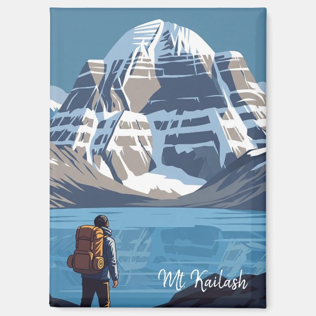 Aimant Tibet Mont Kailash Voyage (Recto)