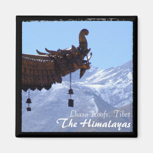 Aimant Tibet, toits de Lhassa, temple Jokhang (Magnet)