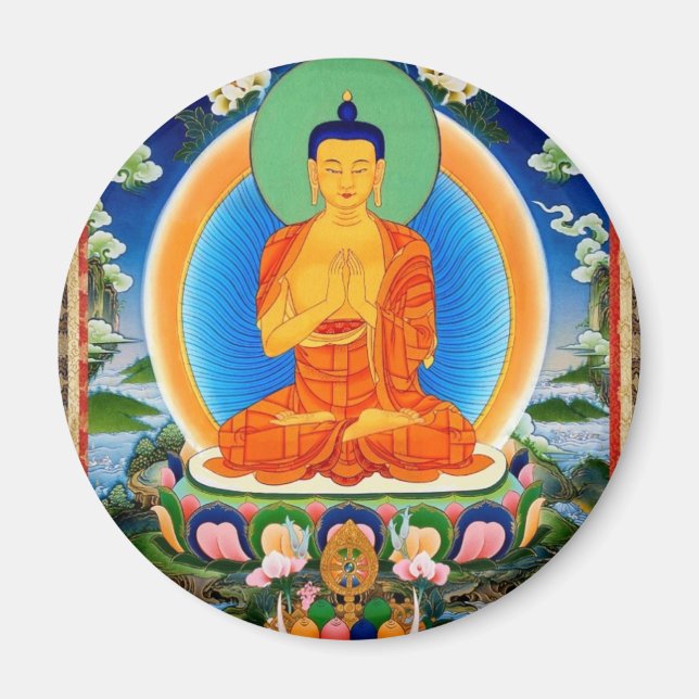 Aimant Tibetan Thangka Prabhutaratna Bouddha (Devant)