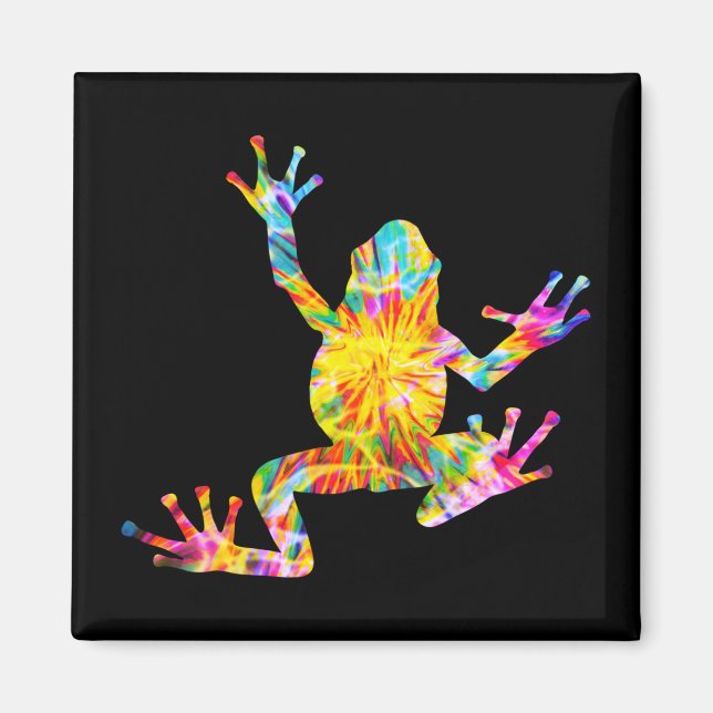 AIMANT TIE DYE FROG (Devant)
