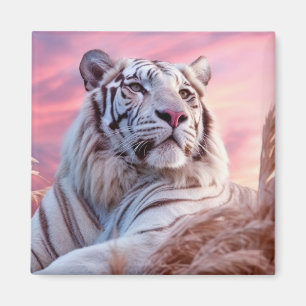 Aimant Tiger Animal Nature sauvage majestueuse