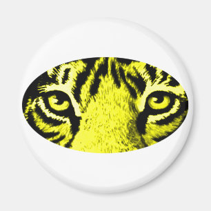 Aimant Tiger Eyes Gibney Le MUSÉE Zazzle Cadeaux