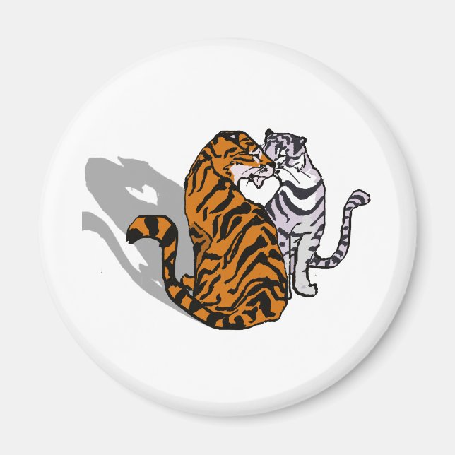 Aimant Tiger Love (Devant)