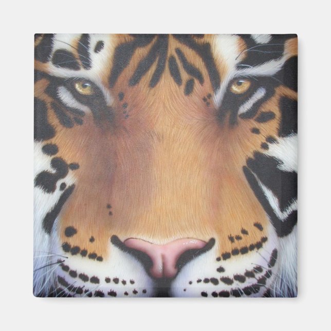 Aimant Tiger Portrait (Devant)