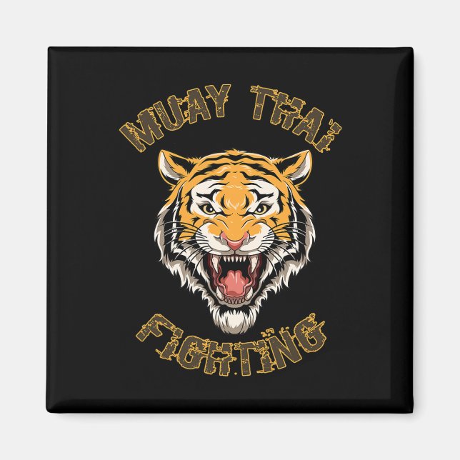Aimant Tiger Thai Boxing And Kickboxing  (Devant)