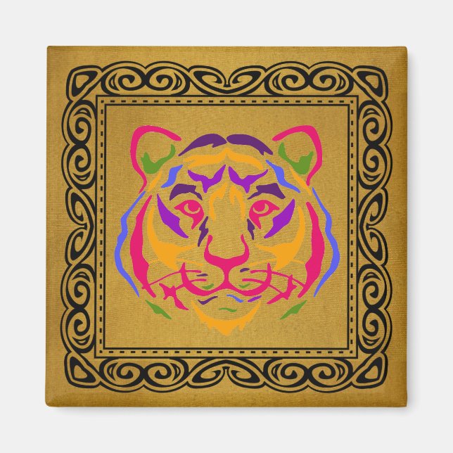 Aimant tigre (Devant)