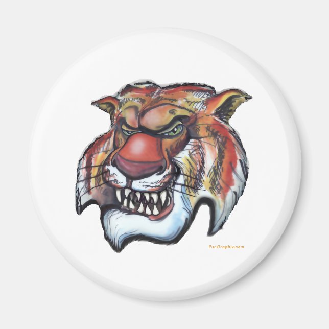 Aimant Tigre (Devant)