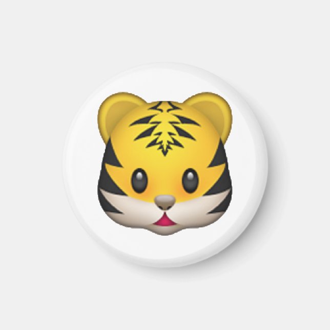 Aimant Tigre - Emoji (Devant)