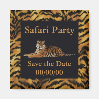 Aimant Tigre Side Side Imprimer Sauvegarder la date