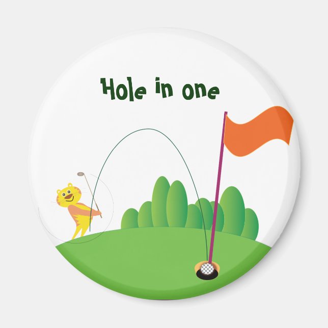 Aimant Tigre :: Trou en un (Devant)