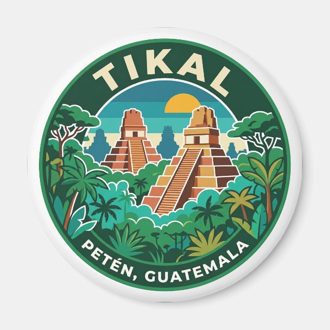 Aimant Tikal Guatemala (Devant)