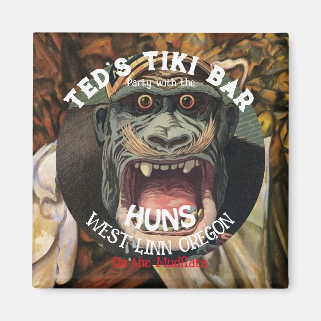 Aimant Tiki Bar Party avec la HUNS sur les Mudflats (Devant)