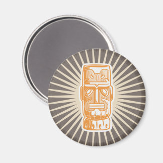 Aimant Tiki Man Orange