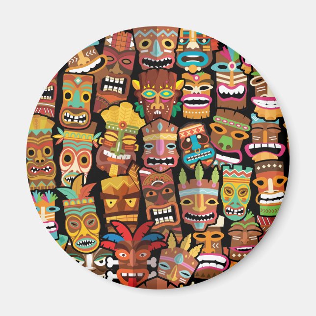 Aimant TIKI Pattern 4 (Devant)