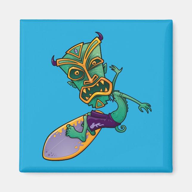 Aimant Tiki Surfer (Devant)