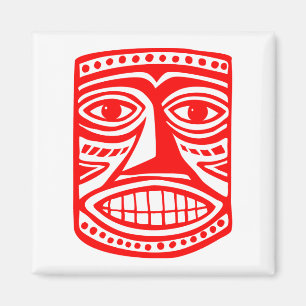 Aimant Tiki Toby - Rouge