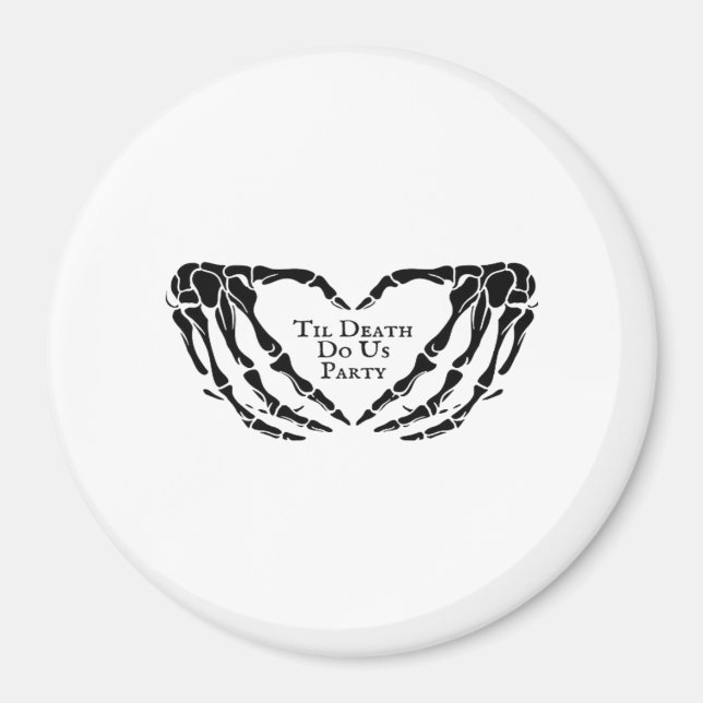 Aimant Til Death - Skeleton Heart Hands (Devant)