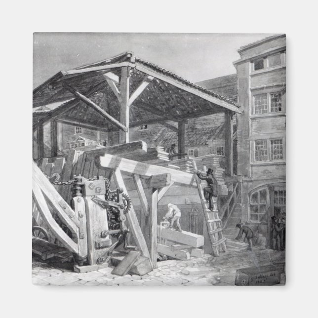 Aimant Timber Yard, Finsbury, 1825 (Devant)