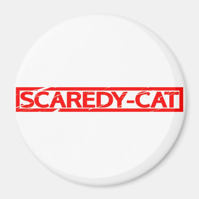 Aimant Timbre à chat épouvantable (Devant)