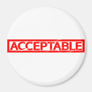 Aimant Timbre acceptable