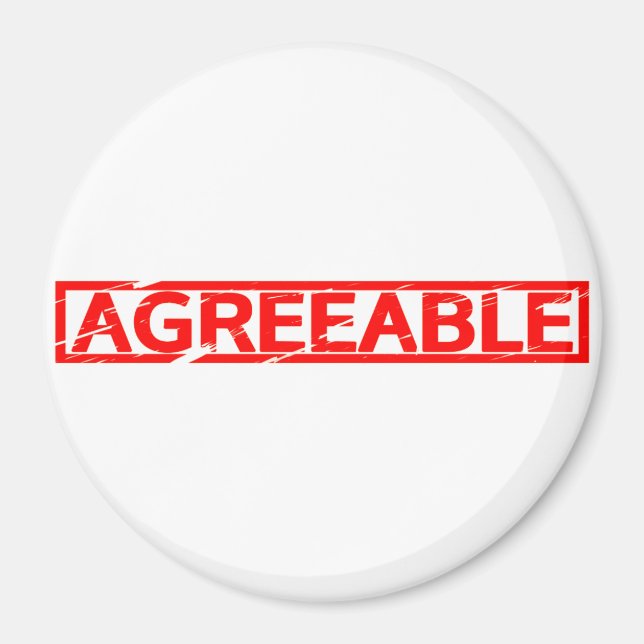 Aimant Timbre acceptable (Devant)