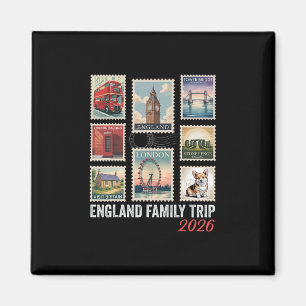 Aimant Timbre Angleterre Voyage en famille 2026 London Ey