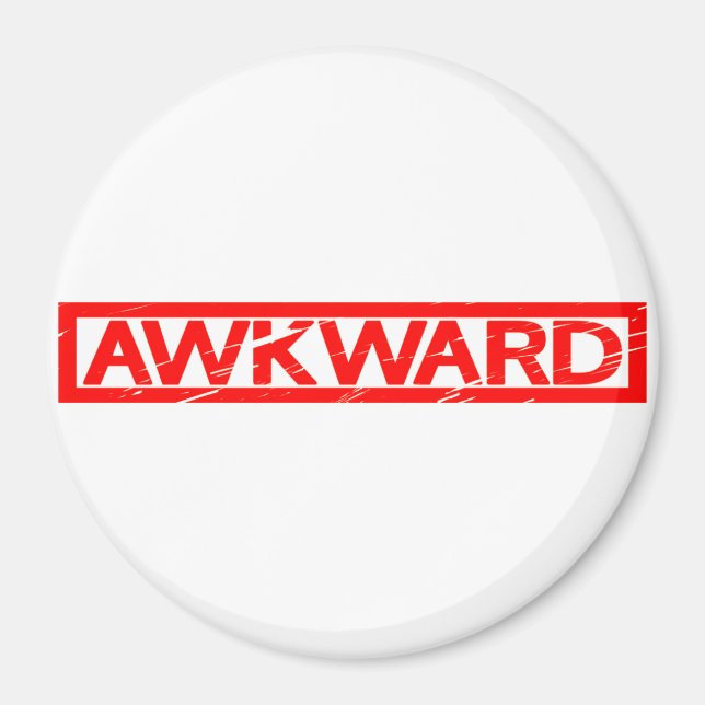Aimant Timbre Awkward (Devant)