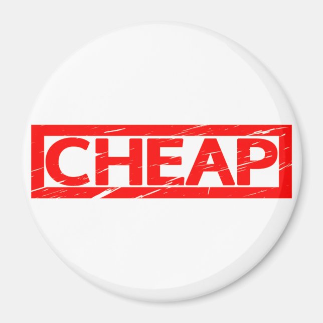 Aimant Timbre bon marché (Devant)