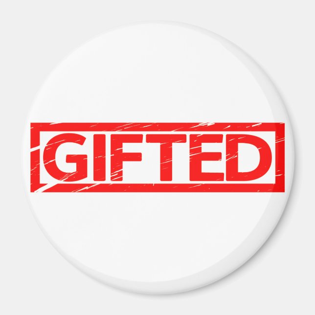 Aimant Timbre cadeau (Devant)