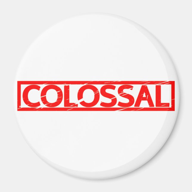 Aimant Timbre colossal (Devant)