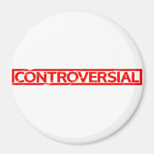 Aimant Timbre controversé (Devant)