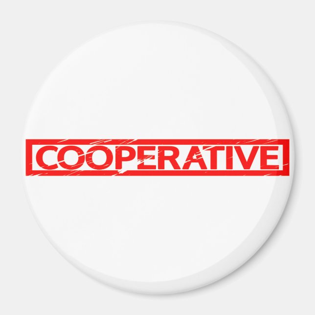 Aimant Timbre coopératif (Devant)
