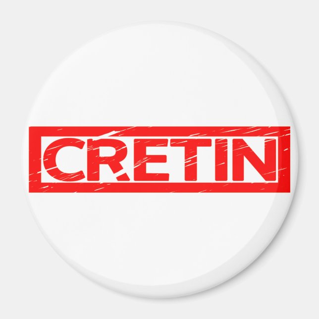 Aimant Timbre Cretin (Devant)