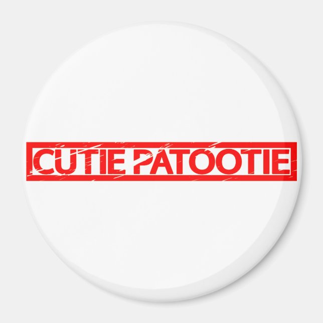 Aimant Timbre Cutie Patootie (Devant)