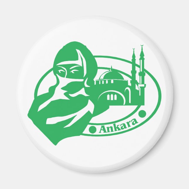 Aimant Timbre d'Ankara (Devant)