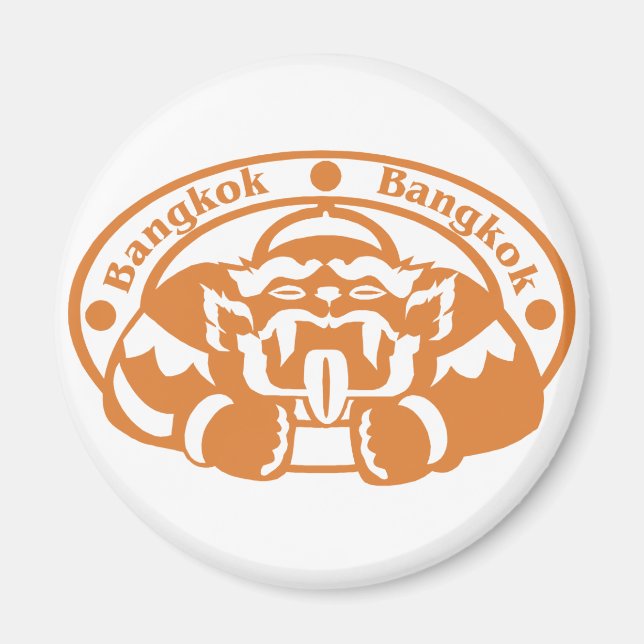 Aimant Timbre de Bangkok (Devant)