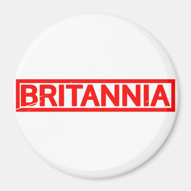 Aimant Timbre de Britannia (Devant)
