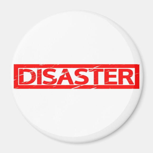 Aimant Timbre de catastrophe (Devant)