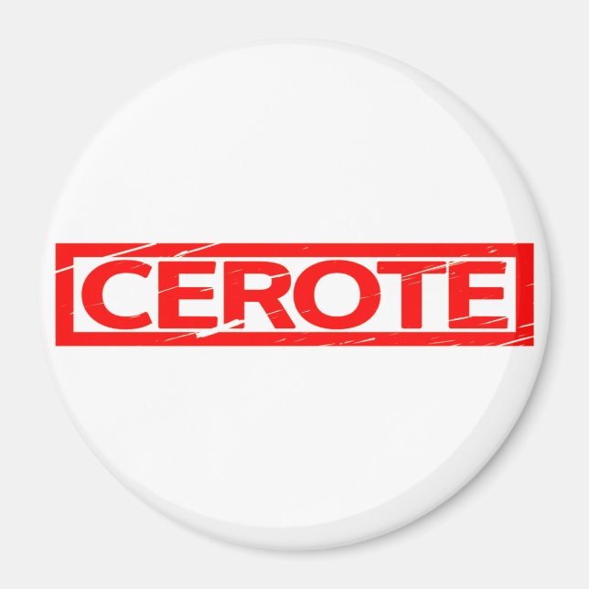 Aimant Timbre de certificat (Devant)