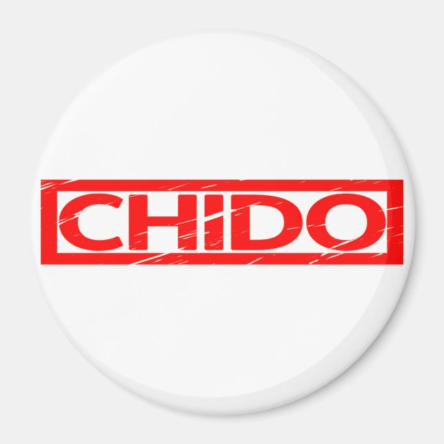 Aimant Timbre de chido (Devant)