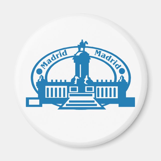 Aimant Timbre de Madrid (Devant)