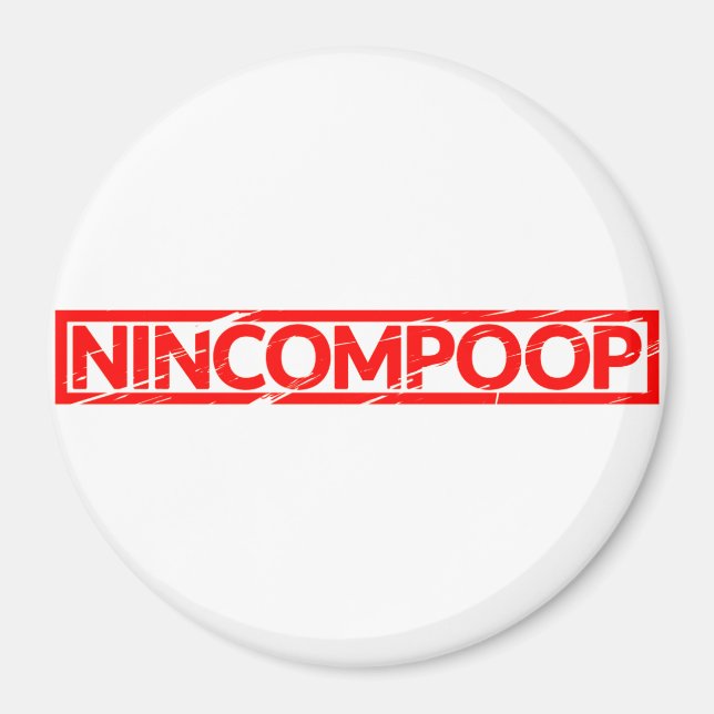 Aimant Timbre de Nincompoop (Devant)